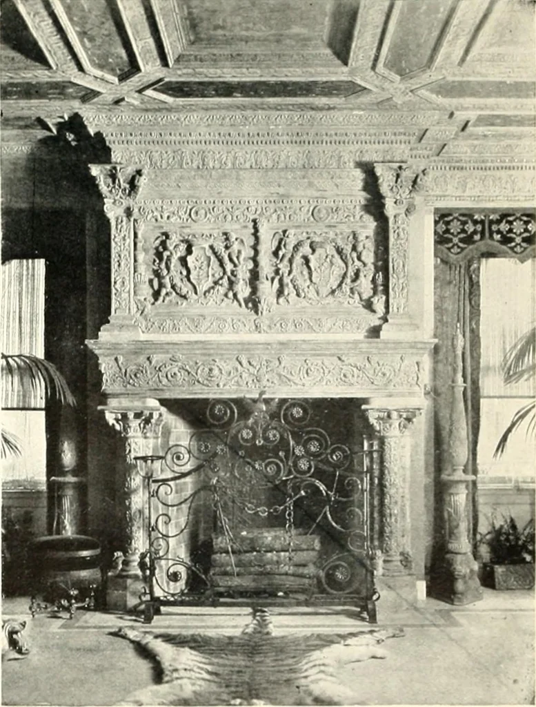 An illustration from The house dignified; its design, its arrangement and its decoration, 1908, leaf 244