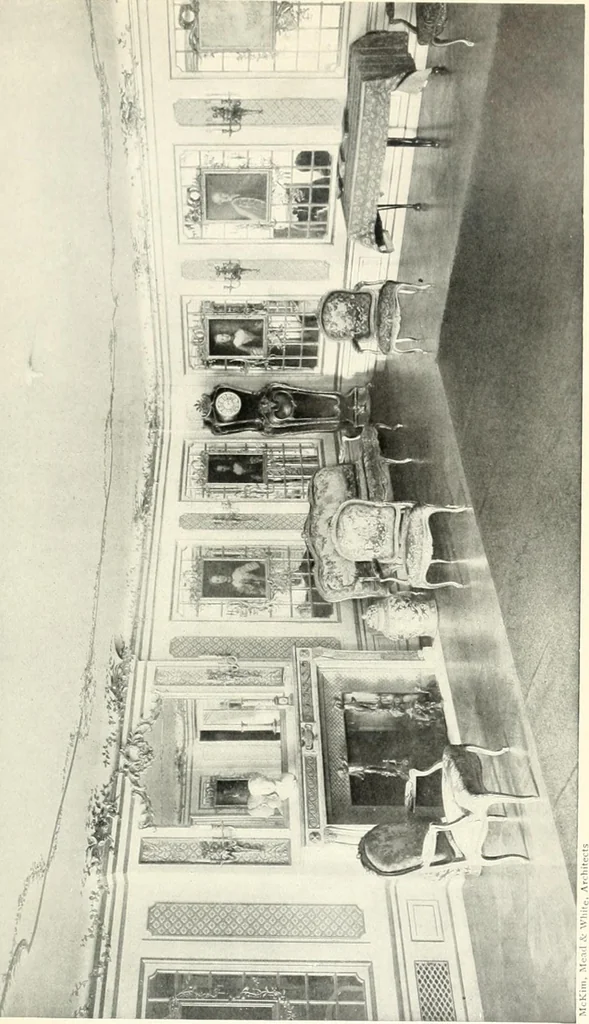 An illustration from The house dignified; its design, its arrangement and its decoration, 1908, leaf 40