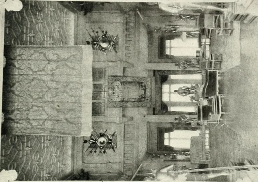 An illustration from The house dignified; its design, its arrangement and its decoration, 1908, leaf 48