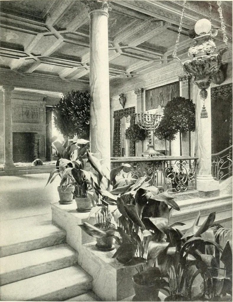 An illustration from The house dignified; its design, its arrangement and its decoration, 1908, leaf 64