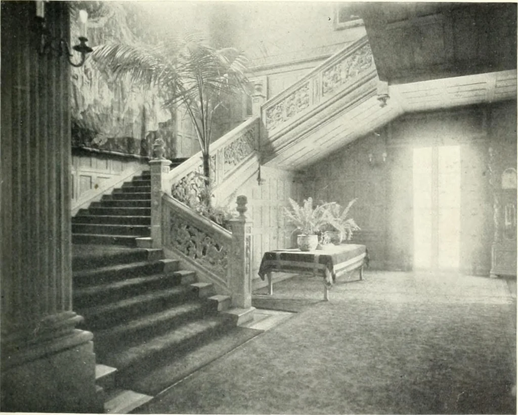 An illustration from The house dignified; its design, its arrangement and its decoration, 1908, leaf 68