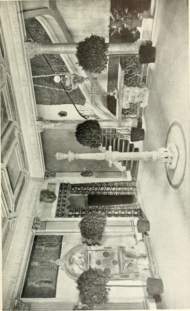 An illustration from The house dignified; its design, its arrangement and its decoration, 1908, leaf 80