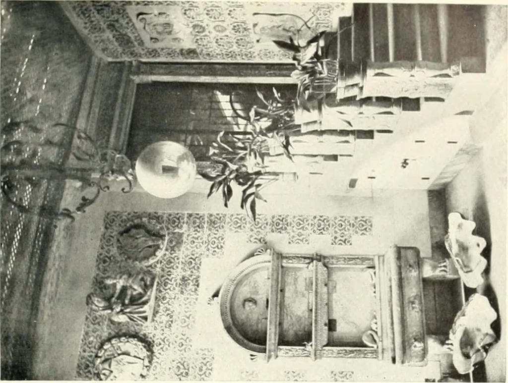 An illustration from The house dignified; its design, its arrangement and its decoration, 1908, leaf 84