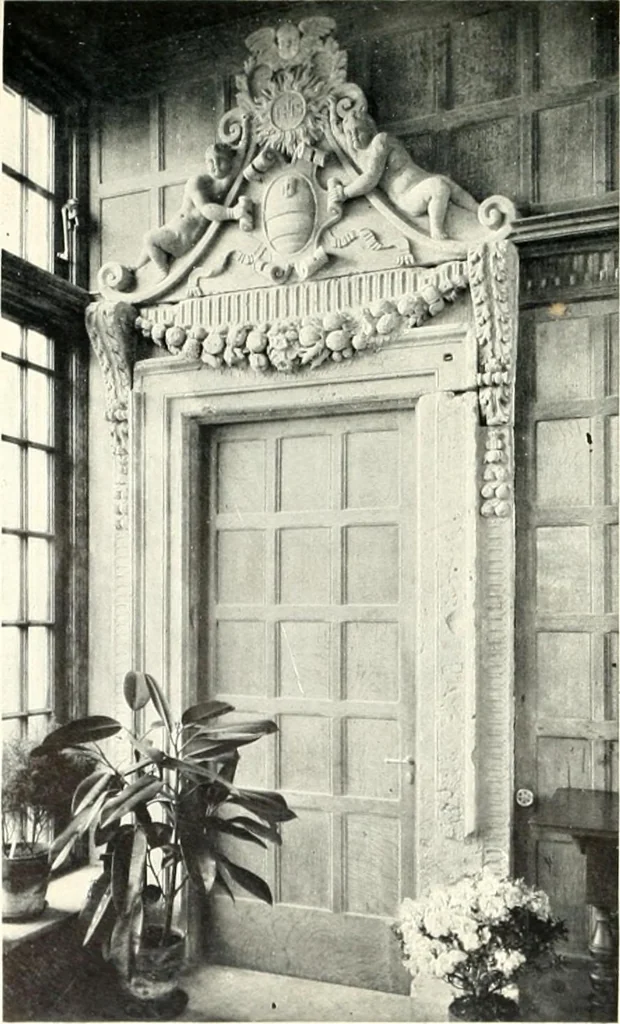 An illustration from The house dignified; its design, its arrangement and its decoration, 1908, leaf 84
