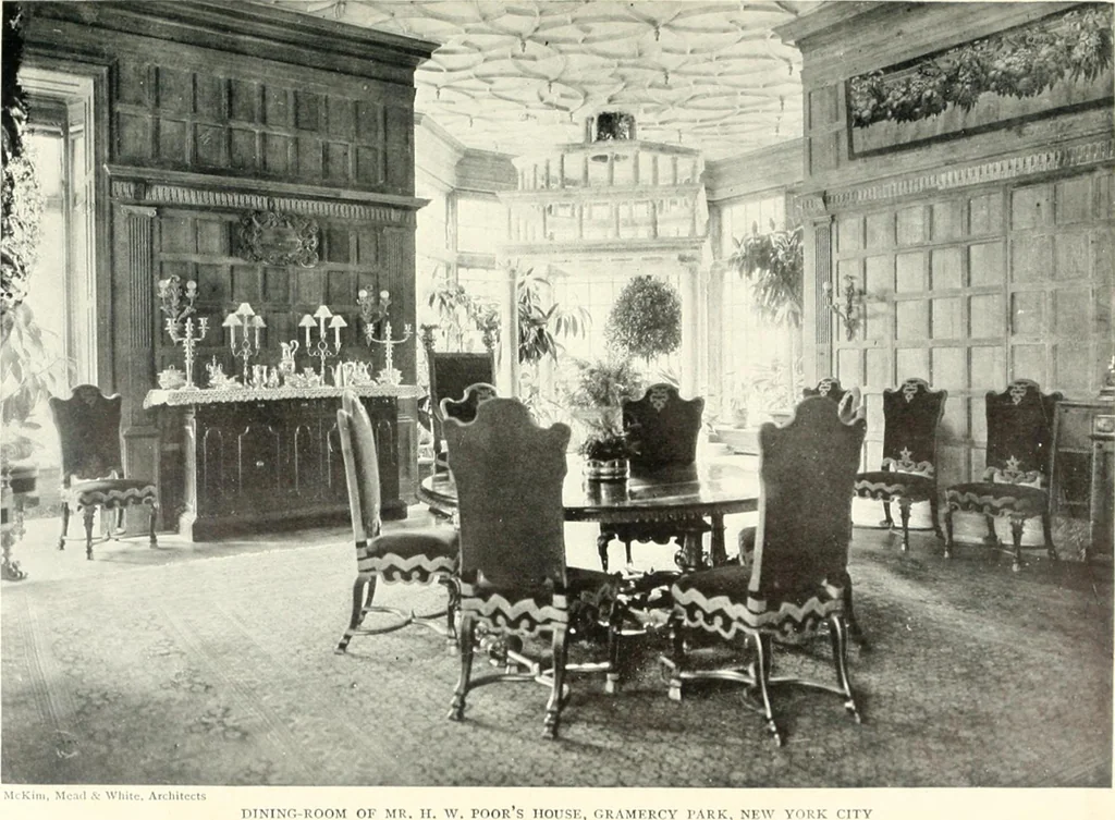 An illustration from The house dignified; its design, its arrangement and its decoration, 1908, leaf 88