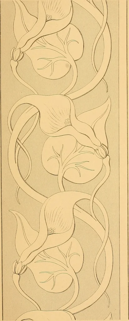 An illustration from House furnishing, decorating and embellishing assistant. Consisting of original designs in the Grecian, Italian, renaissance, Louis-quatorze, gothic, Tudor, and Elizabethan styles .., 1847, leaf 80