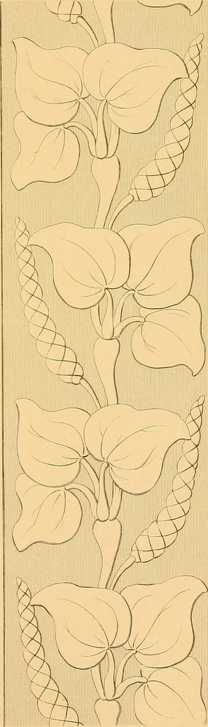 An illustration from House furnishing, decorating and embellishing assistant. Consisting of original designs in the Grecian, Italian, renaissance, Louis-quatorze, gothic, Tudor, and Elizabethan styles .., 1847, leaf 80