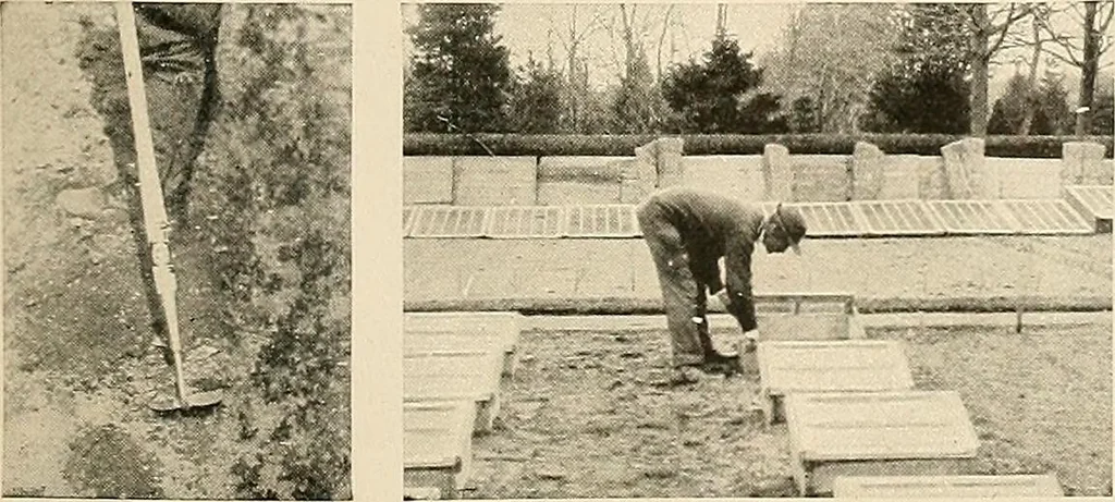 An illustration from House & garden's book of gardens; containing over four hundred illustrations of special flower types, plans and suggestions for landscape work, a complete gardener's calendar of the year's activities, planting and spraying tables, and a portfolio of beautiful gardens in varied sections of the United States and foreign countries, 1921, leaf 108