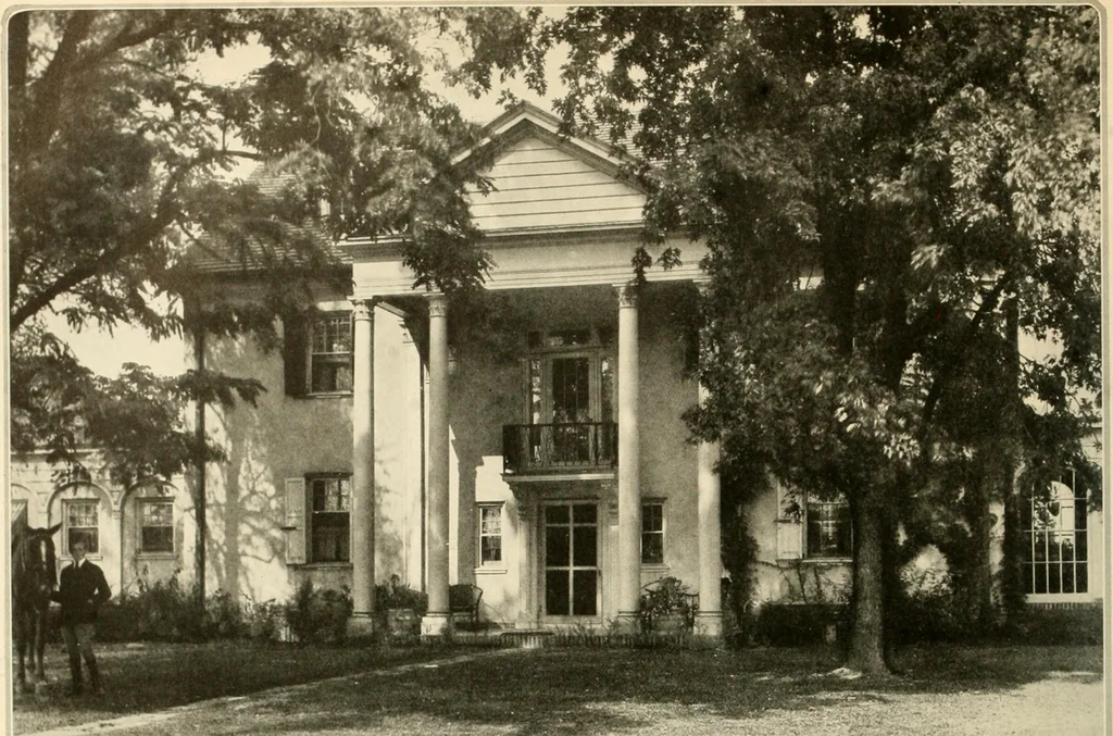 An illustration from House & garden's book of gardens; containing over four hundred illustrations of special flower types, plans and suggestions for landscape work, a complete gardener's calendar of the year's activities, planting and spraying tables, and a portfolio of beautiful gardens in varied sections of the United States and foreign countries, 1921, leaf 25