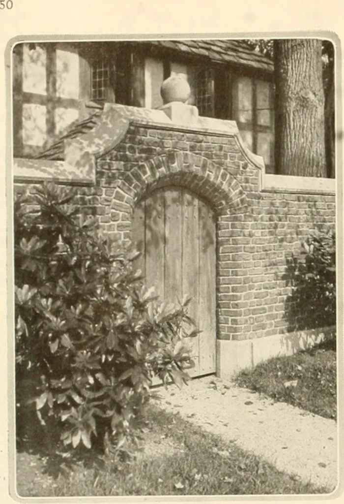 An illustration from House & garden's book of gardens; containing over four hundred illustrations of special flower types, plans and suggestions for landscape work, a complete gardener's calendar of the year's activities, planting and spraying tables, and a portfolio of beautiful gardens in varied sections of the United States and foreign countries, 1921, leaf 55
