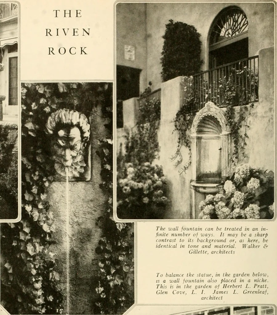 An illustration from House & garden's book of gardens; containing over four hundred illustrations of special flower types, plans and suggestions for landscape work, a complete gardener's calendar of the year's activities, planting and spraying tables, and a portfolio of beautiful gardens in varied sections of the United States and foreign countries, 1921, leaf 61