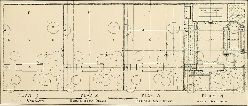 An illustration from House & garden's book of gardens; containing over four hundred illustrations of special flower types, plans and suggestions for landscape work, a complete gardener's calendar of the year's activities, planting and spraying tables, and a portfolio of beautiful gardens in varied sections of the United States and foreign countries, 1921, leaf 62