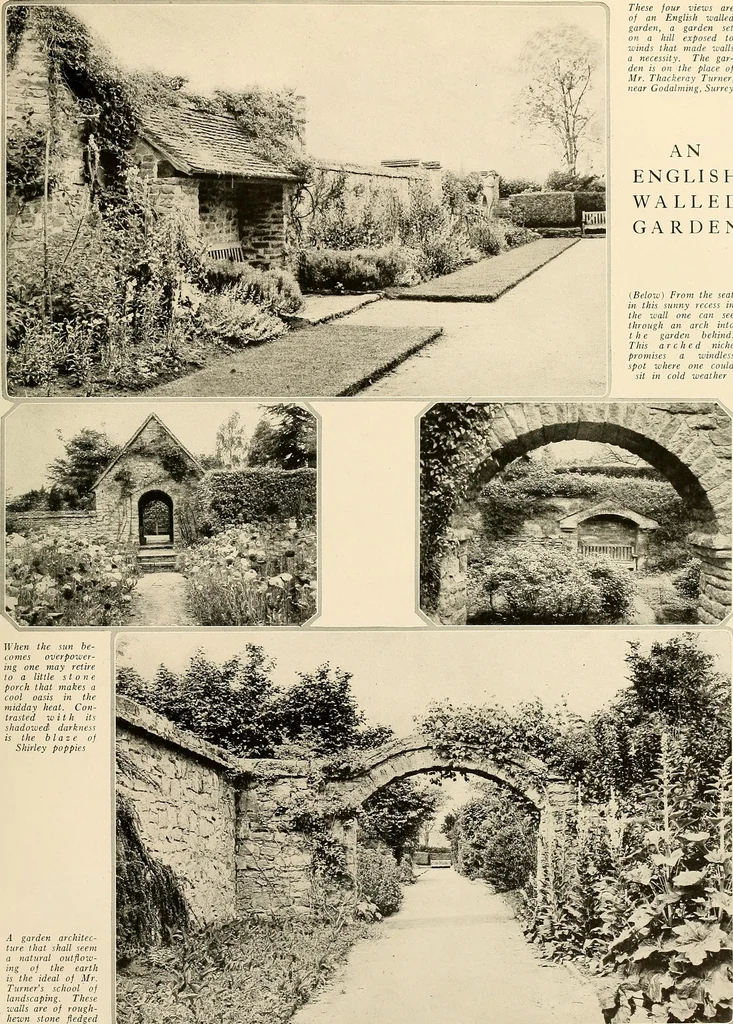 An illustration from House & garden's book of gardens; containing over four hundred illustrations of special flower types, plans and suggestions for landscape work, a complete gardener's calendar of the year's activities, planting and spraying tables, and a portfolio of beautiful gardens in varied sections of the United States and foreign countries, 1921, leaf 78
