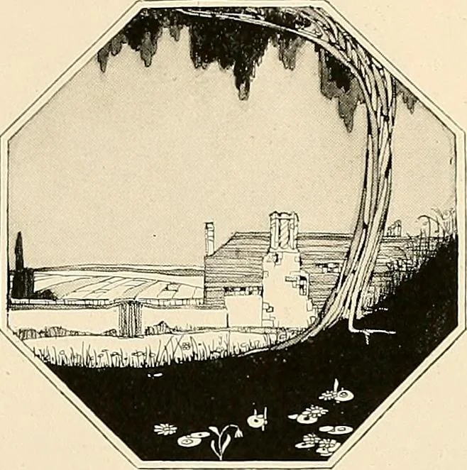 An illustration from House & garden's book of gardens; containing over four hundred illustrations of special flower types, plans and suggestions for landscape work, a complete gardener's calendar of the year's activities, planting and spraying tables, and a portfolio of beautiful gardens in varied sections of the United States and foreign countries, 1921, leaf 96