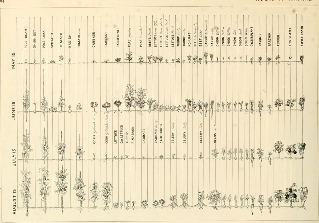 An illustration from House & garden's book of gardens; containing over four hundred illustrations of special flower types, plans and suggestions for landscape work, a complete gardener's calendar of the year's activities, planting and spraying tables, and a portfolio of beautiful gardens in varied sections of the United States and foreign countries, 1921, leaf 99
