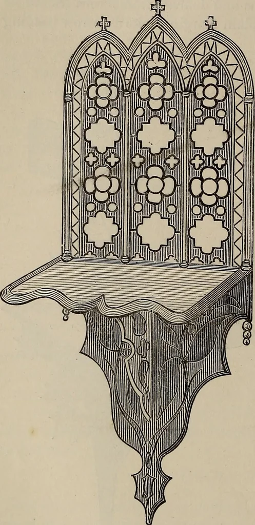 An illustration from Household elegancies : suggestions in household art and tasteful home decorations, 1876, leaf 101