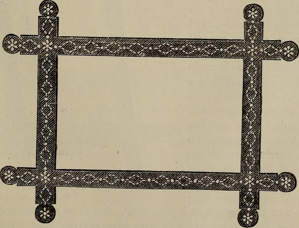 An illustration from Household elegancies : suggestions in household art and tasteful home decorations, 1876, leaf 114