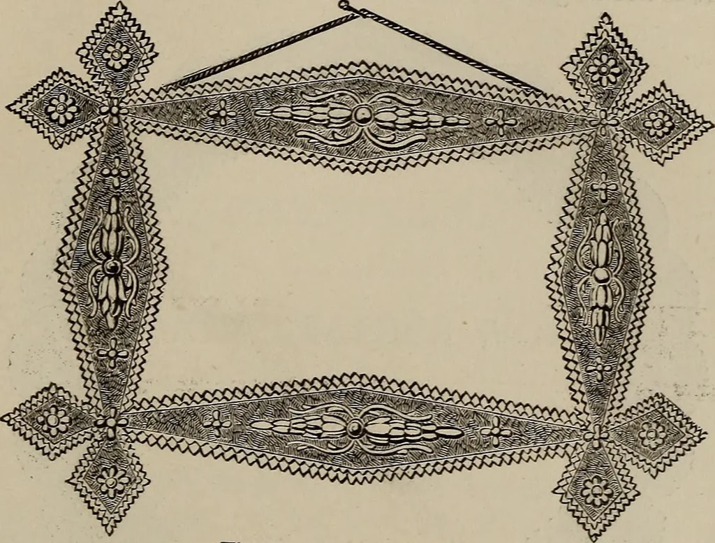 An illustration from Household elegancies : suggestions in household art and tasteful home decorations, 1876, leaf 118