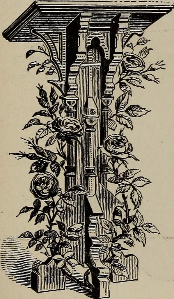 An illustration from Household elegancies : suggestions in household art and tasteful home decorations, 1876, leaf 120