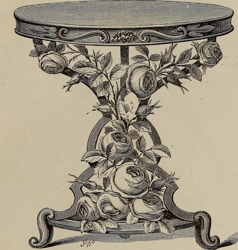 An illustration from Household elegancies : suggestions in household art and tasteful home decorations, 1876, leaf 134