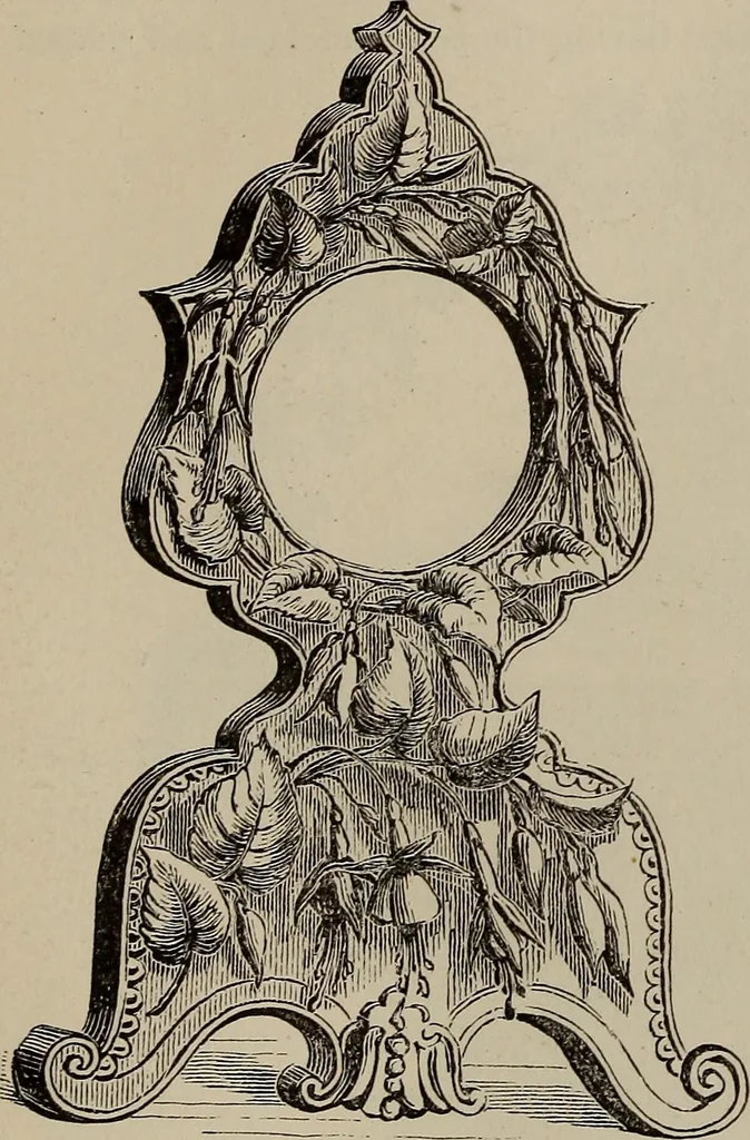 An illustration from Household elegancies : suggestions in household art and tasteful home decorations, 1876, leaf 136