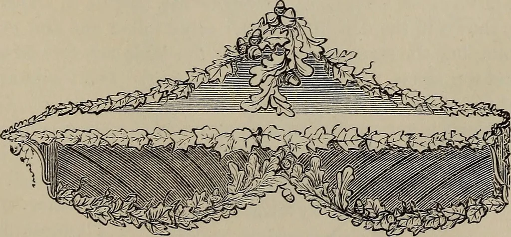 An illustration from Household elegancies : suggestions in household art and tasteful home decorations, 1876, leaf 136