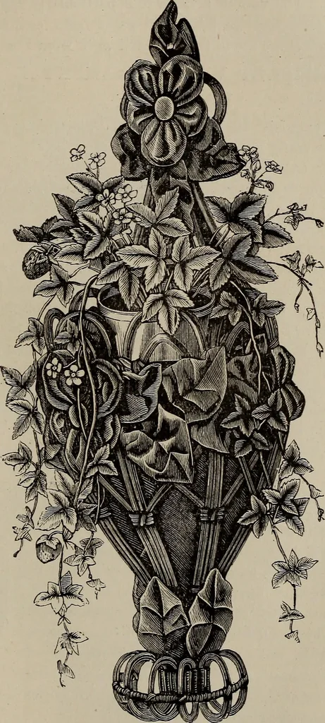 An illustration from Household elegancies : suggestions in household art and tasteful home decorations, 1876, leaf 138