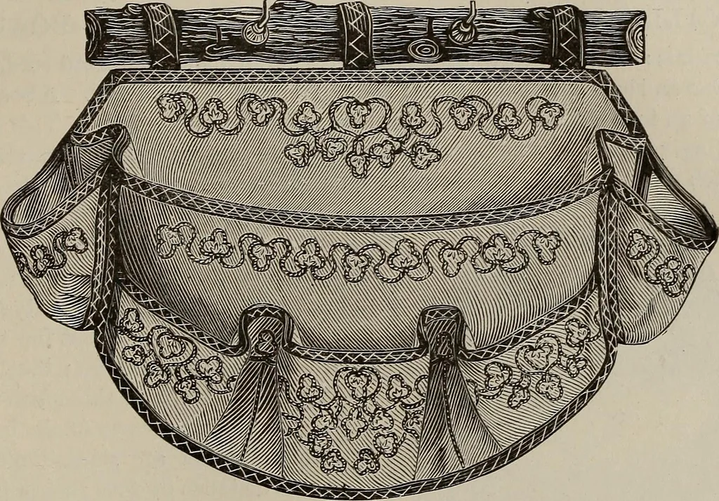 An illustration from Household elegancies : suggestions in household art and tasteful home decorations, 1876, leaf 152