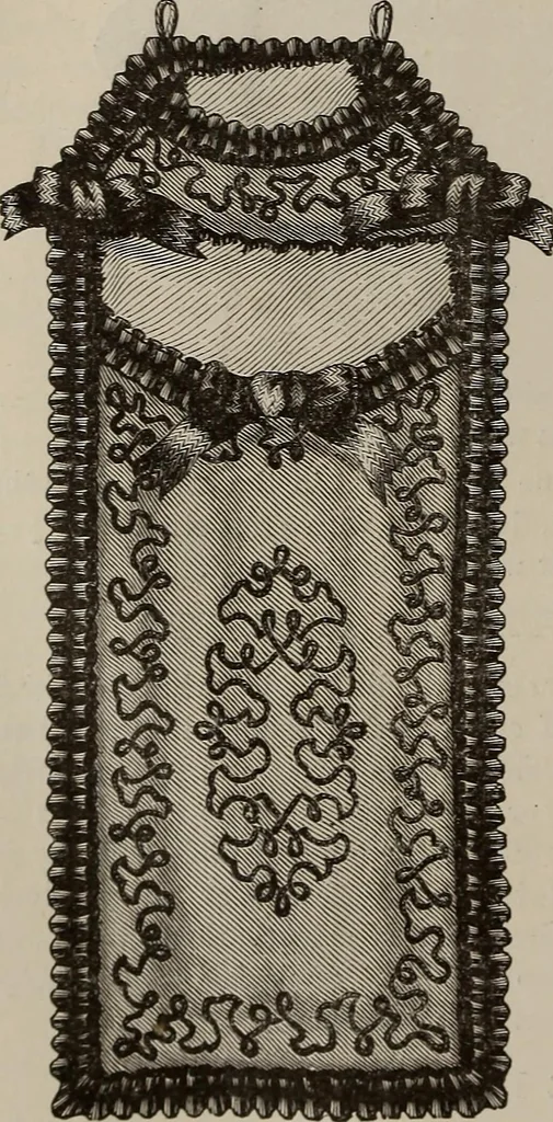An illustration from Household elegancies : suggestions in household art and tasteful home decorations, 1876, leaf 153