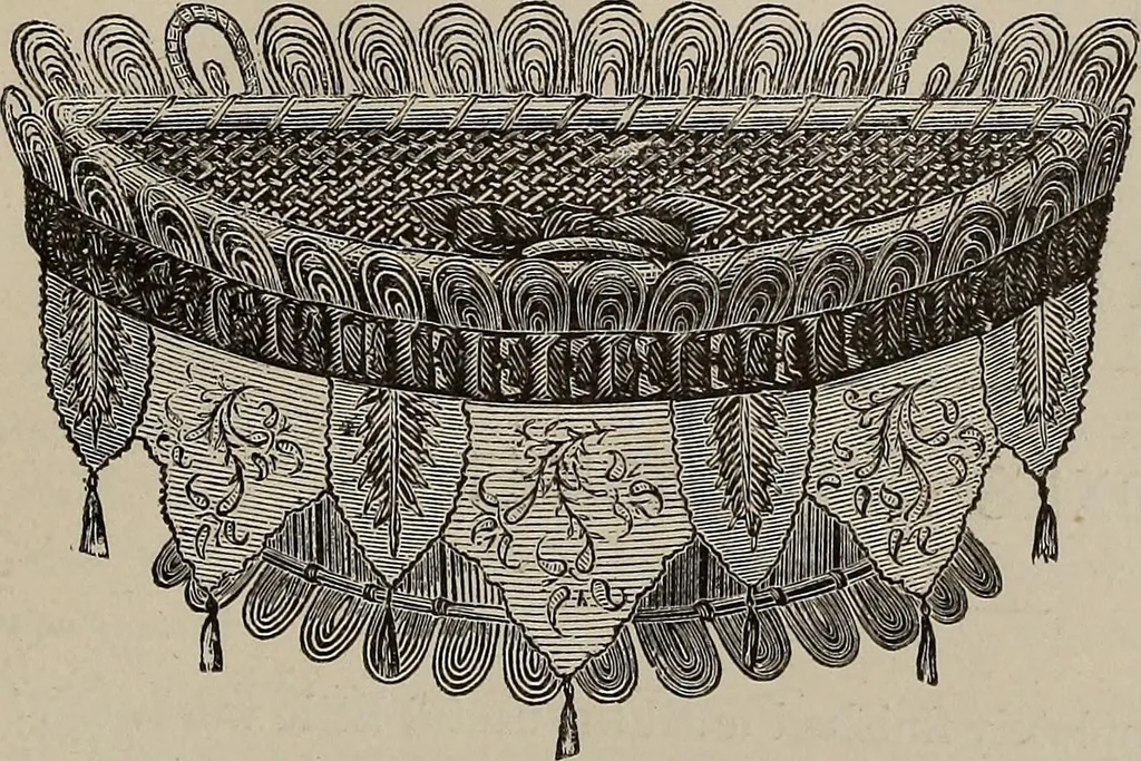 An illustration from Household elegancies : suggestions in household art and tasteful home decorations, 1876, leaf 162