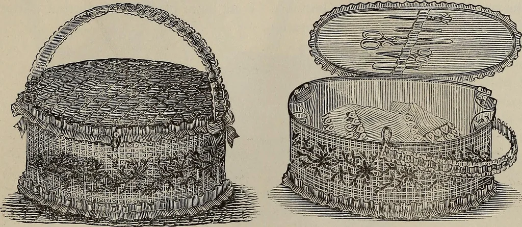 An illustration from Household elegancies : suggestions in household art and tasteful home decorations, 1876, leaf 176