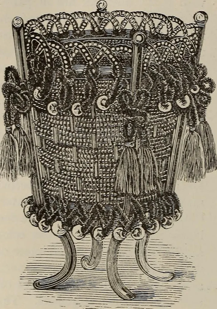 An illustration from Household elegancies : suggestions in household art and tasteful home decorations, 1876, leaf 179