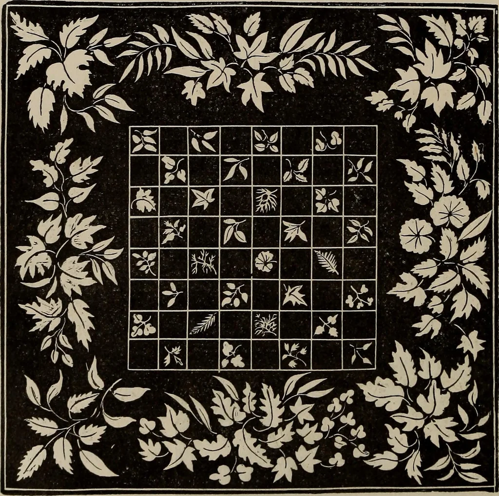 An illustration from Household elegancies : suggestions in household art and tasteful home decorations, 1876, leaf 207
