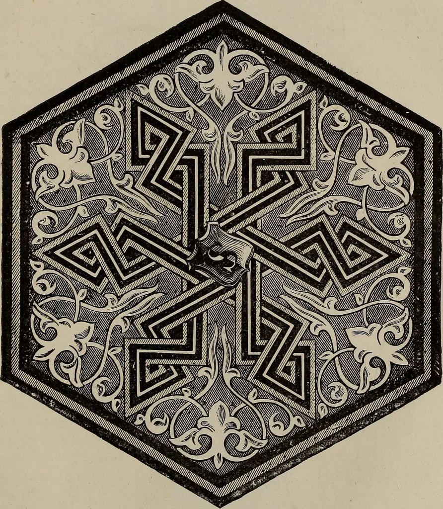 An illustration from Household elegancies : suggestions in household art and tasteful home decorations, 1876, leaf 210