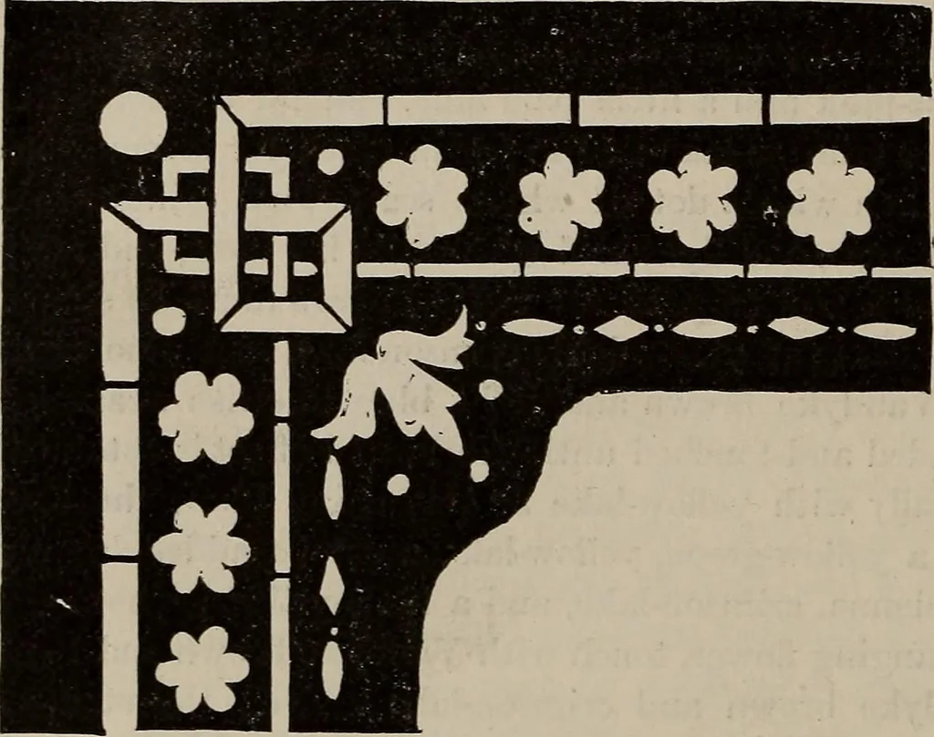 An illustration from Household elegancies : suggestions in household art and tasteful home decorations, 1876, leaf 215