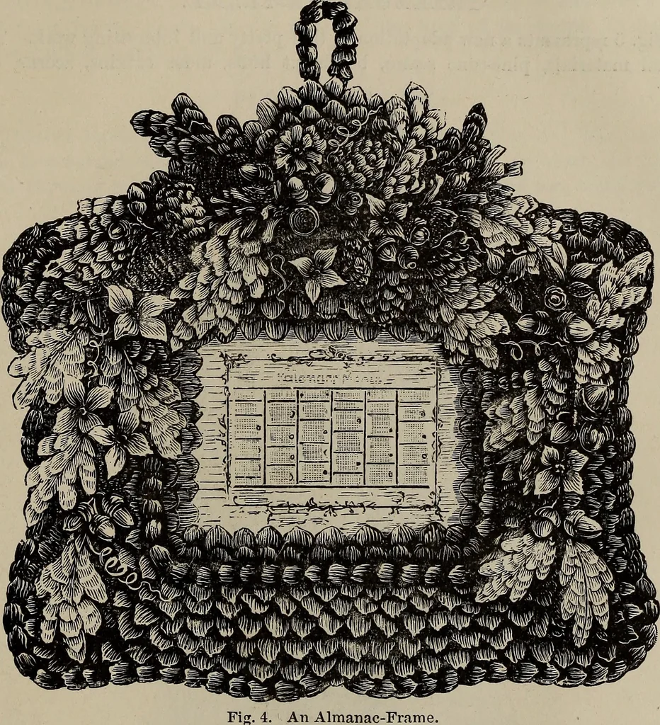 An illustration from Household elegancies : suggestions in household art and tasteful home decorations, 1876, leaf 224