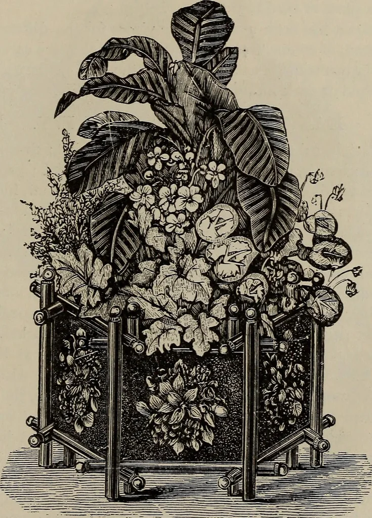 An illustration from Household elegancies : suggestions in household art and tasteful home decorations, 1876, leaf 226