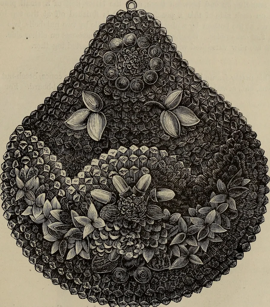 An illustration from Household elegancies : suggestions in household art and tasteful home decorations, 1876, leaf 232