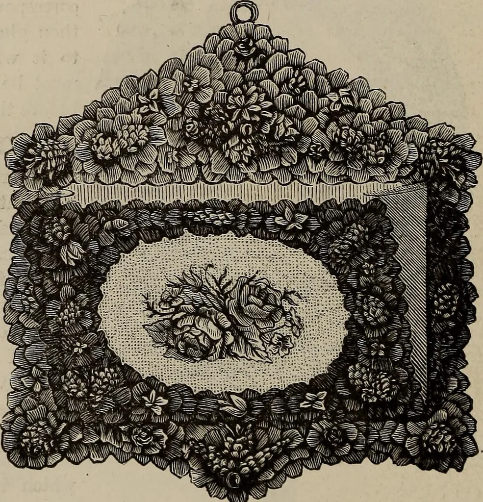 An illustration from Household elegancies : suggestions in household art and tasteful home decorations, 1876, leaf 235