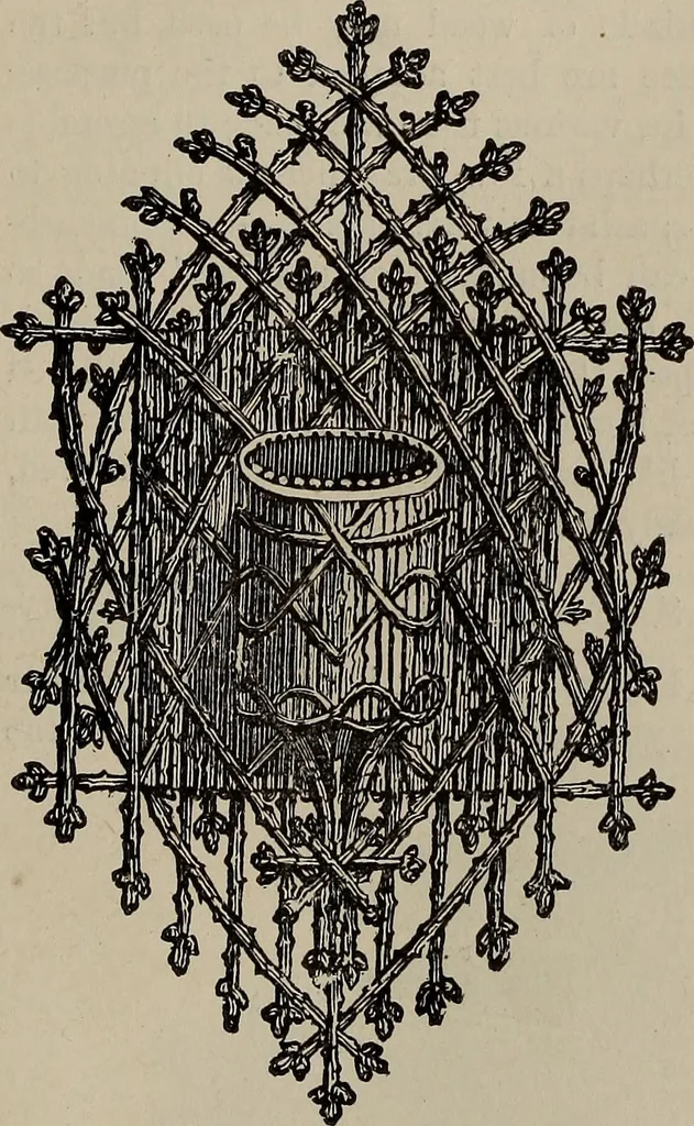 An illustration from Household elegancies : suggestions in household art and tasteful home decorations, 1876, leaf 242