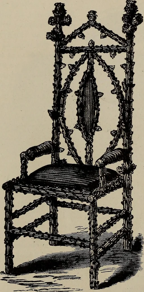 An illustration from Household elegancies : suggestions in household art and tasteful home decorations, 1876, leaf 246