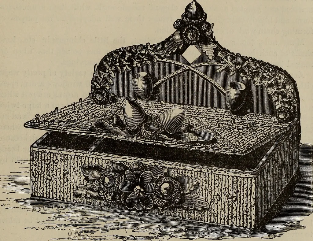 An illustration from Household elegancies : suggestions in household art and tasteful home decorations, 1876, leaf 248