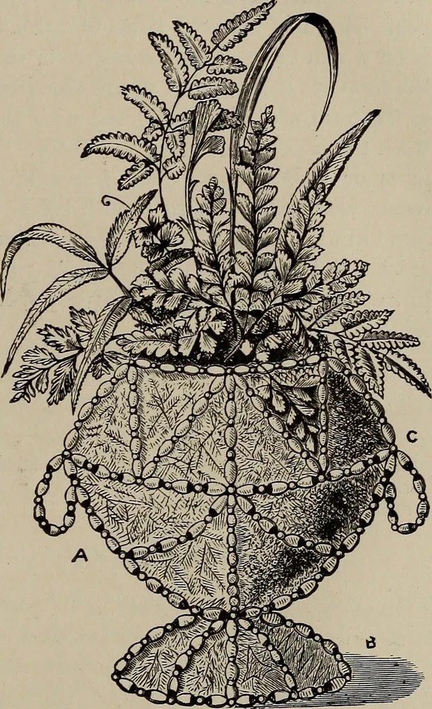 An illustration from Household elegancies : suggestions in household art and tasteful home decorations, 1876, leaf 250