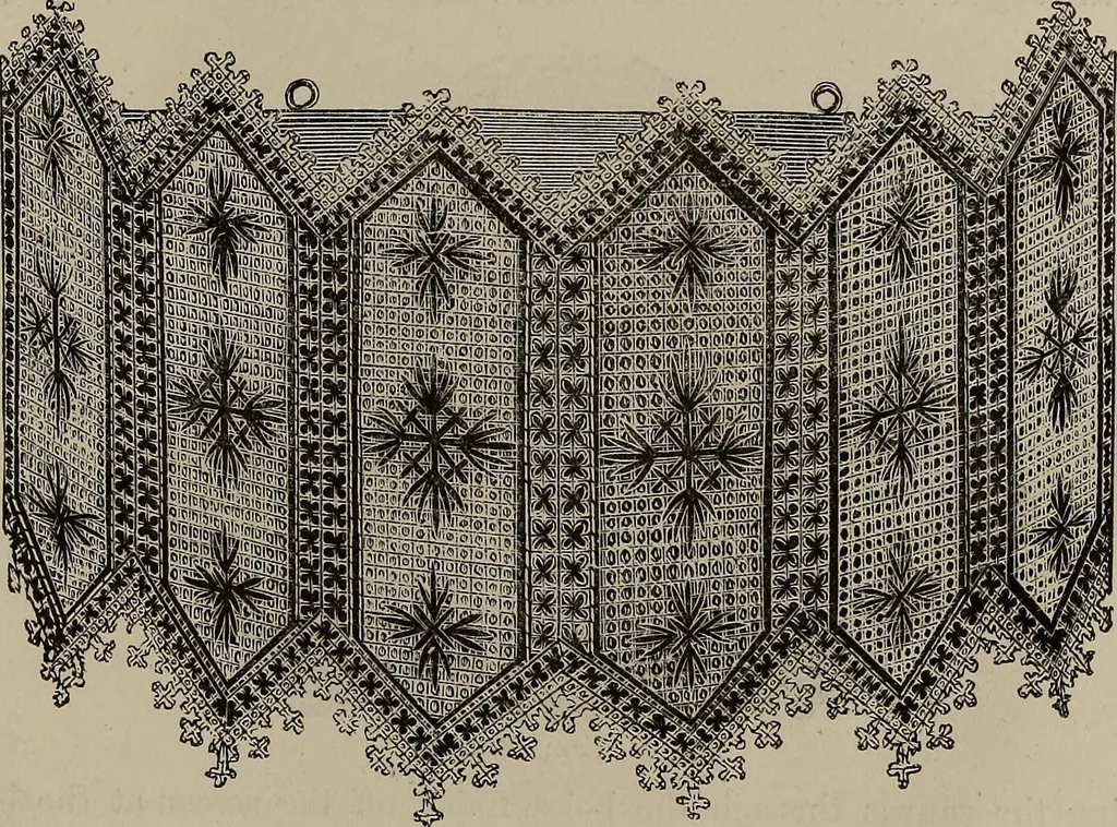 An illustration from Household elegancies : suggestions in household art and tasteful home decorations, 1876, leaf 256