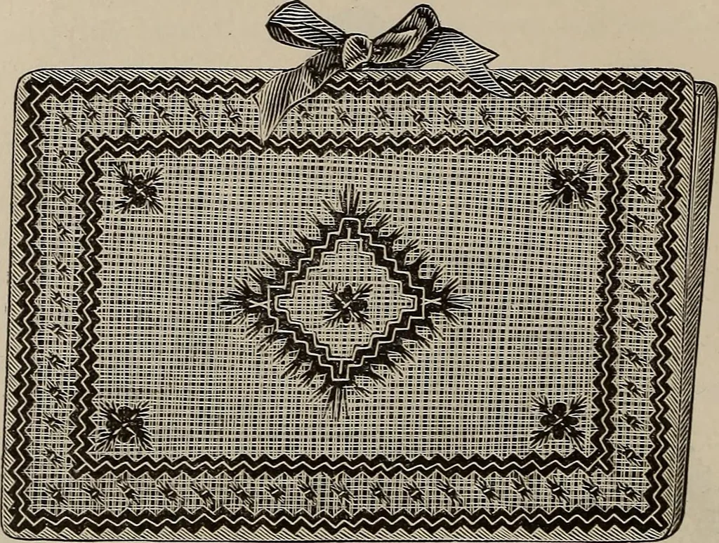 An illustration from Household elegancies : suggestions in household art and tasteful home decorations, 1876, leaf 259