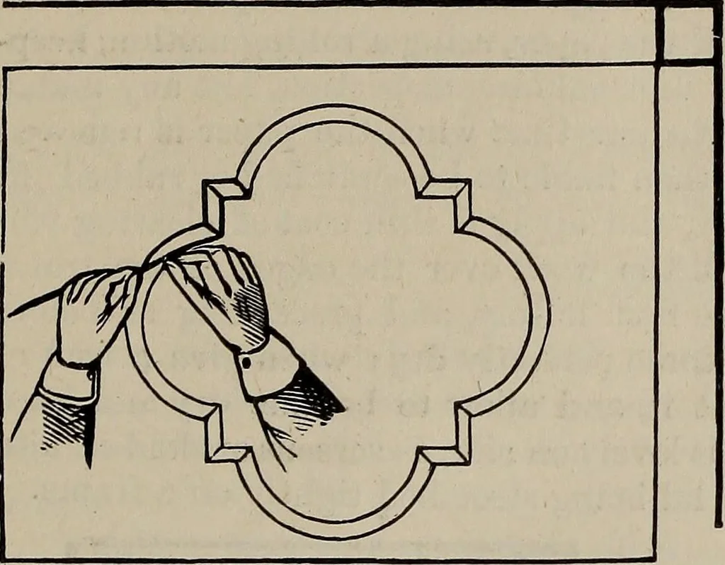 An illustration from Household elegancies : suggestions in household art and tasteful home decorations, 1876, leaf 26