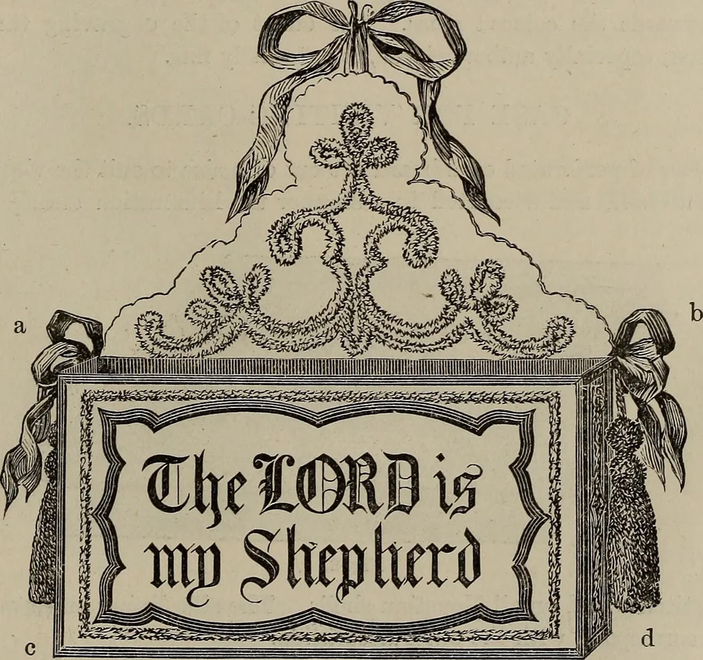 An illustration from Household elegancies : suggestions in household art and tasteful home decorations, 1876, leaf 260