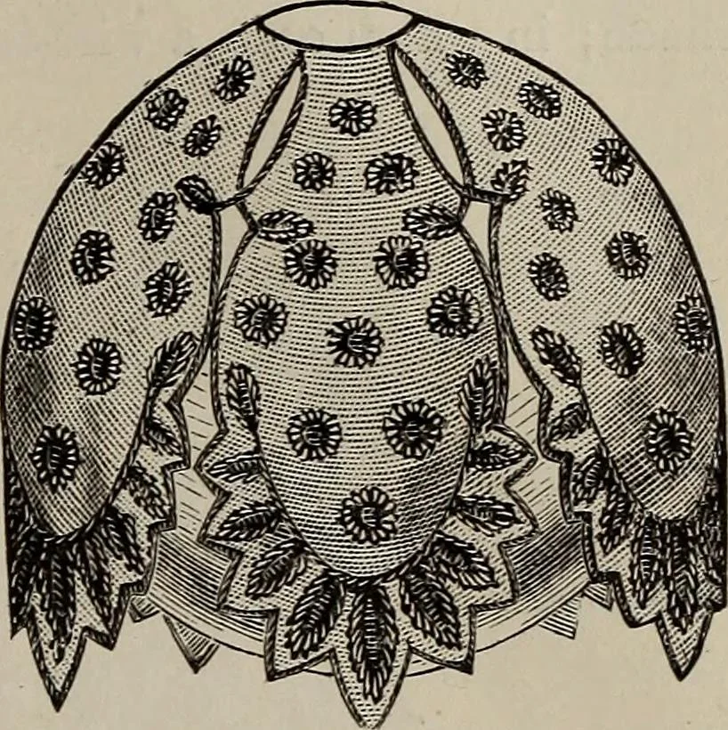 An illustration from Household elegancies : suggestions in household art and tasteful home decorations, 1876, leaf 266