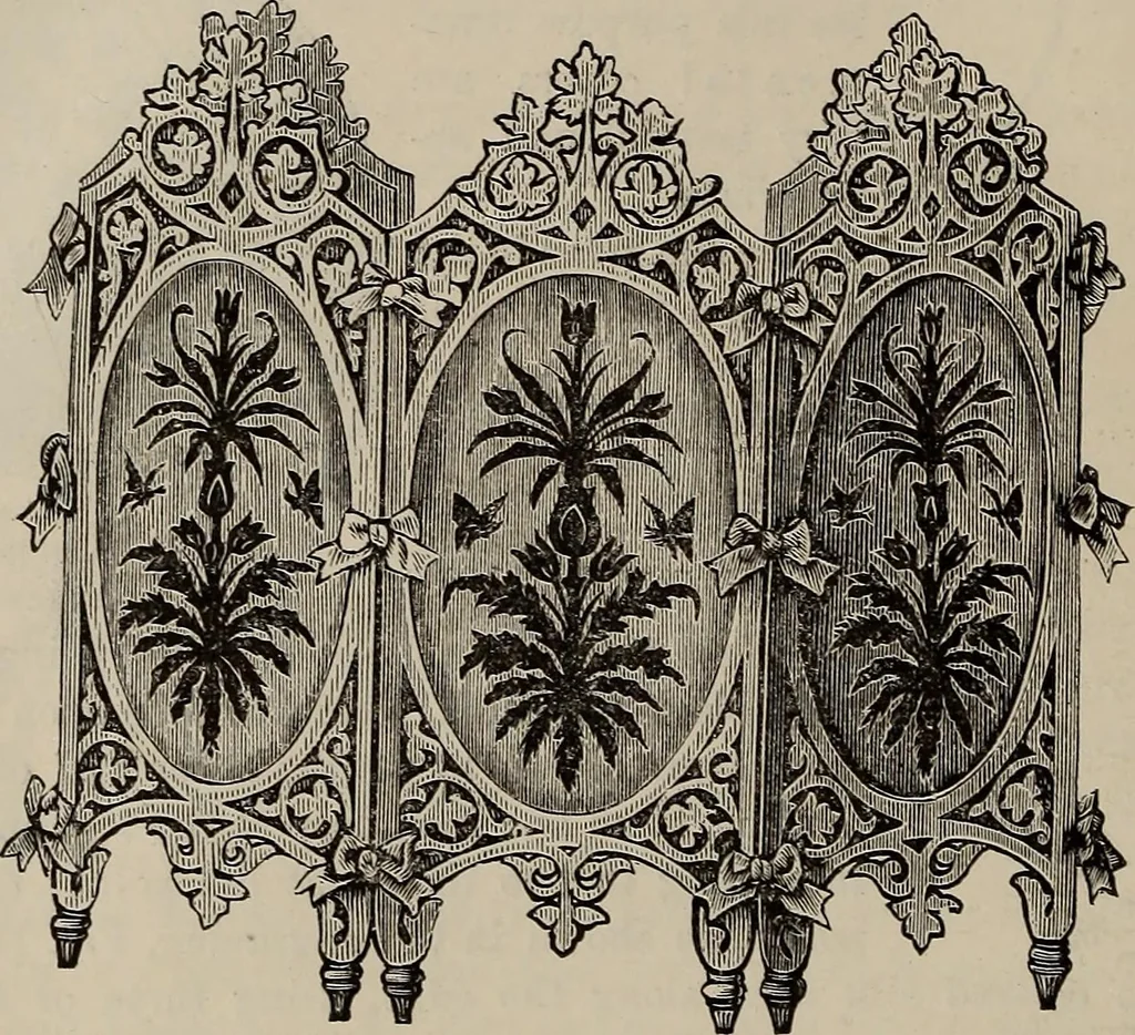 An illustration from Household elegancies : suggestions in household art and tasteful home decorations, 1876, leaf 267