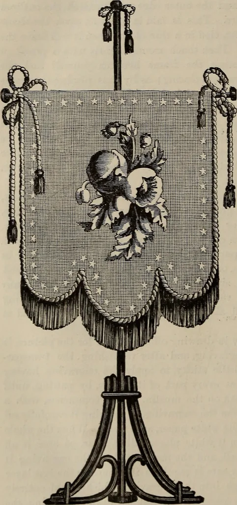 An illustration from Household elegancies : suggestions in household art and tasteful home decorations, 1876, leaf 271